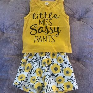 Two piece toddler girls set.